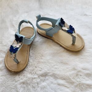 Toddler girl rising star blue sandals